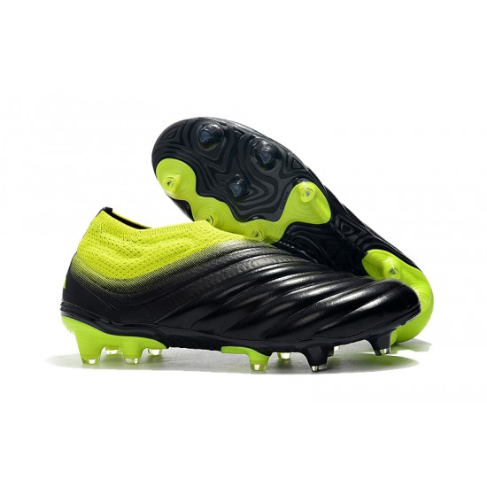 Kopačky Adidas Copa 19 FG Bezcenný Černá Zelená Kopačky Adidas Copa 19 FG Bezcenný Černá Zelená