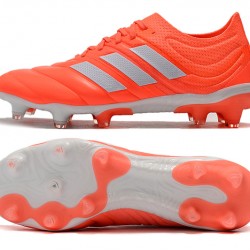 Kopačky Adidas Copa 20.1 FG Knitting oranžový Stříbrný 