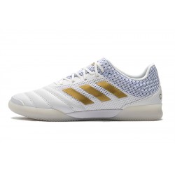 Kopačky Adidas Copa 20.1 IN Knitting MD Bílý Zlatý 