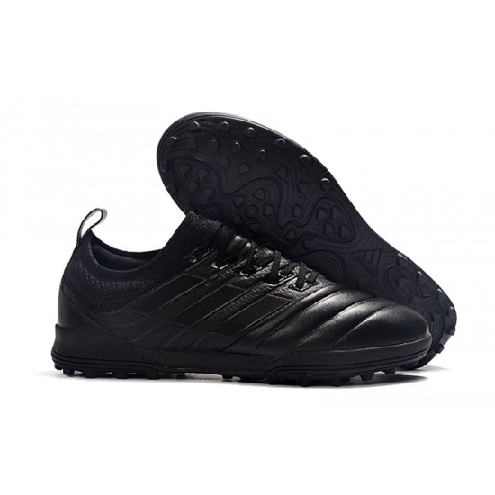 Kopačky Adidas Copa 20.1 TF Knitting MD Všechno černé Kopačky Adidas Copa 20.1 TF Knitting MD Všechno černé