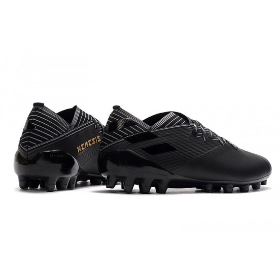 Kopačky Adidas NEMEZIZ 19.1 AG Všechno černé Kopačky Adidas NEMEZIZ 19.1 AG Všechno černé