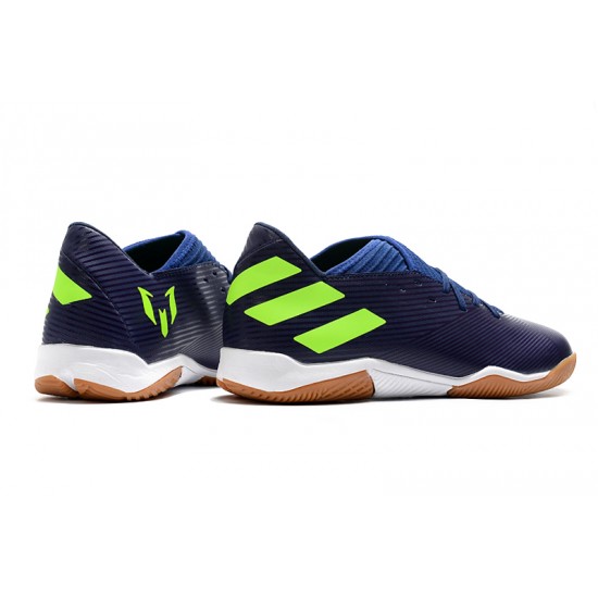 Kopačky Adidas NEMEZIZ MESSI 19.3 IC Modrý Zelená Kopačky Adidas NEMEZIZ MESSI 19.3 IC Modrý Zelená