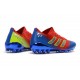 Kopačky Adidas Nemeziz 18 AG Červené Modrý Zlatý Kopačky Adidas Nemeziz 18 AG Červené Modrý Zlatý