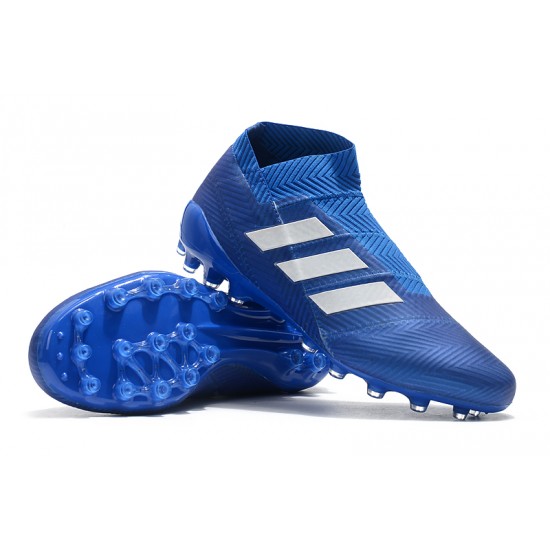 Kopačky Adidas Nemeziz 18 AG Bezcenný Královská modrá Kopačky Adidas Nemeziz 18 AG Bezcenný Královská modrá