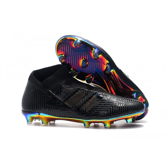 Kopačky Adidas Nemeziz 18 FG Bezcenný Černá Kopačky Adidas Nemeziz 18 FG Bezcenný Černá