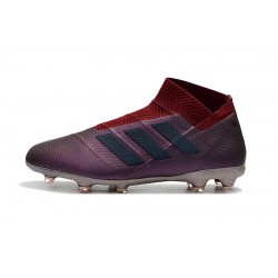 Kopačky Adidas Nemeziz 18 FG Bezcenný Víno Červené