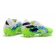 Kopačky Adidas Nemeziz 19.1 FG Bílý Zelená Modrý Kopačky Adidas Nemeziz 19.1 FG Bílý Zelená Modrý