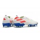 Kopačky Adidas Nemeziz 19.1 FG Bílý Červené Modrý Kopačky Adidas Nemeziz 19.1 FG Bílý Červené Modrý