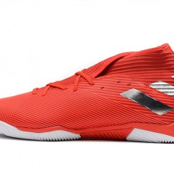 Kopačky Adidas Nemeziz 19.3 IN MD Červené Stříbrný
