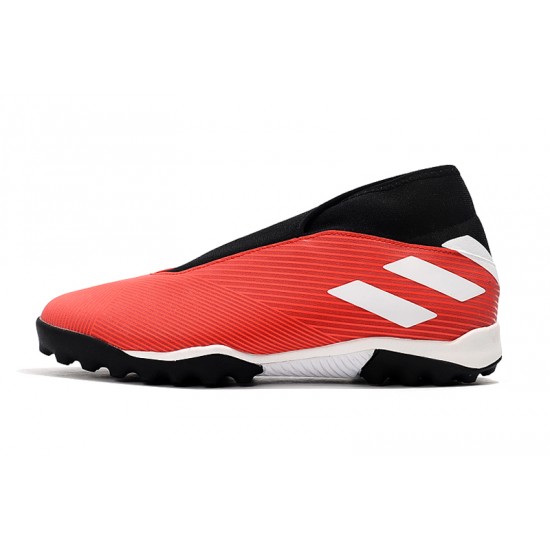 Kopačky Adidas Nemeziz 19.3 TF MD Červené Bílý Černá Kopačky Adidas Nemeziz 19.3 TF MD Červené Bílý Černá