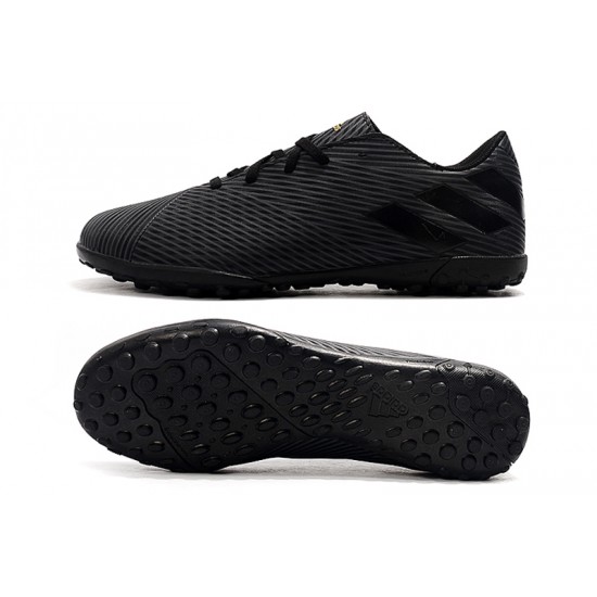 Kopačky Adidas Nemeziz 19.4 TF Všechno černé Kopačky Adidas Nemeziz 19.4 TF Všechno černé