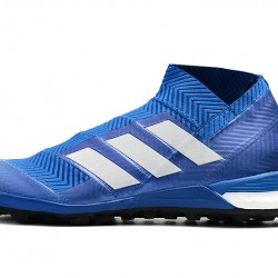 Kopačky Adidas Nemeziz Tango 18 TF Modrý Bílý