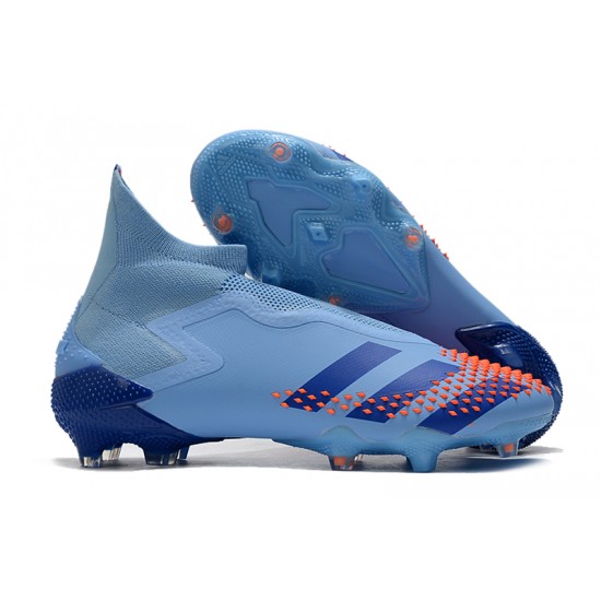 Kopačky Adidas Predator Mutator 20+ FG Tormentor - Modrý oranžový Kopačky Adidas Predator Mutator 20+ FG Tormentor - Modrý oranžový