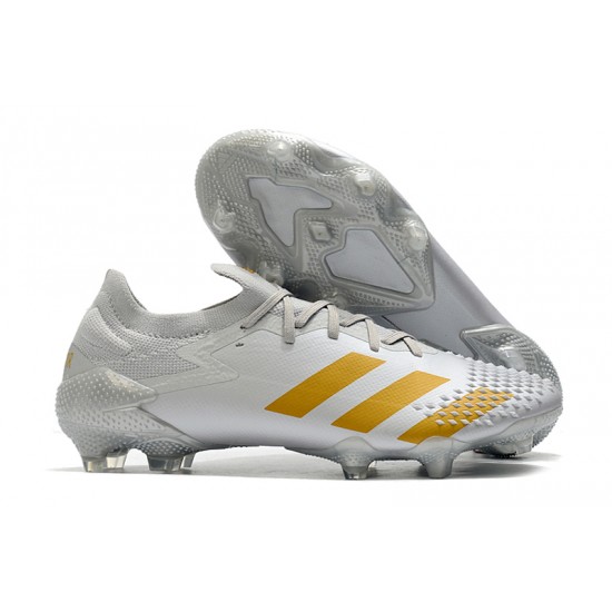 Kopačky Adidas Predator Mutator 20.1 Low FG - Bílý Gold Kopačky Adidas Predator Mutator 20.1 Low FG - Bílý Gold