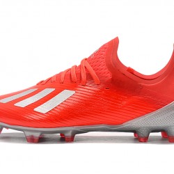 Kopačky Adidas X 19.1 FG oranžový Stříbrný