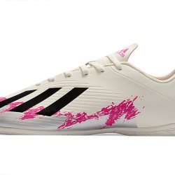 Kopačky Adidas X 19.4 IC Bílý Černá Růžový