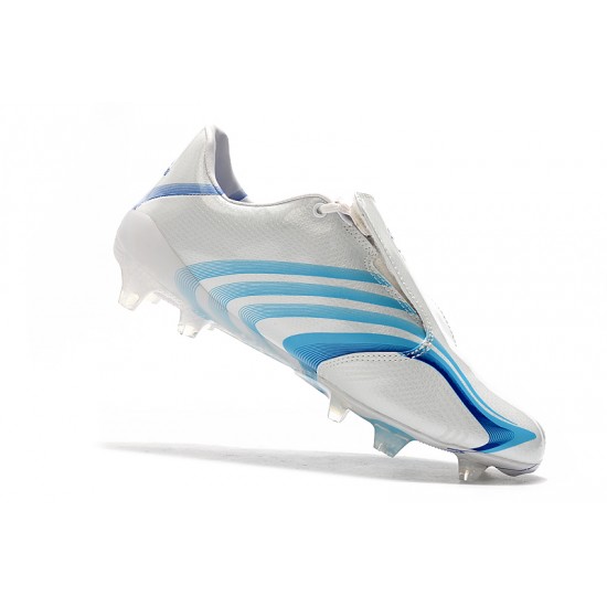 Kopačky Adidas X F506 FG Tunit Bezcenný Bílý Modrý Kopačky Adidas X F506 FG Tunit Bezcenný Bílý Modrý