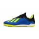 Kopačky Adidas X Tango 18.3 IC Modrý Zelená Černá Kopačky Adidas X Tango 18.3 IC Modrý Zelená Černá
