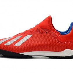 Kopačky Adidas X Tango 18.3 TF Červené Stříbrný Modrý