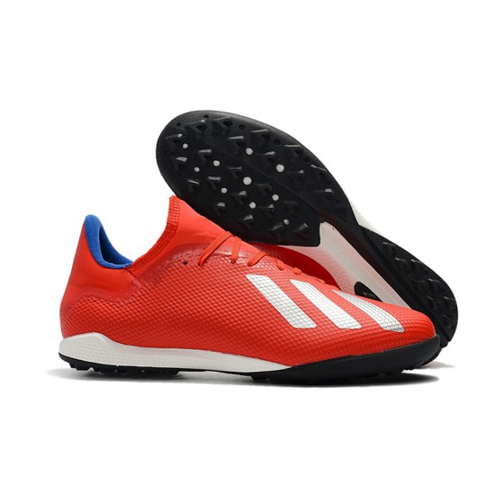Kopačky Adidas X Tango 18.3 TF Červené Stříbrný Modrý Kopačky Adidas X Tango 18.3 TF Červené Stříbrný Modrý