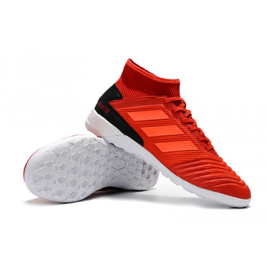 Kopačky Adidas Predator 19.3 IC Červené Bílý Kopačky Adidas Predator 19.3 IC Červené Bílý