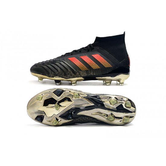 Kopačky Adidas Predator 18.1 FG Černá Zlatý Červené Kopačky Adidas Predator 18.1 FG Černá Zlatý Červené