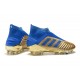 Kopačky Adidas Predator 19+ FG Bezcenný 25th Anniversary Zlatý Modrý Kopačky Adidas Predator 19+ FG Bezcenný 25th Anniversary Zlatý Modrý