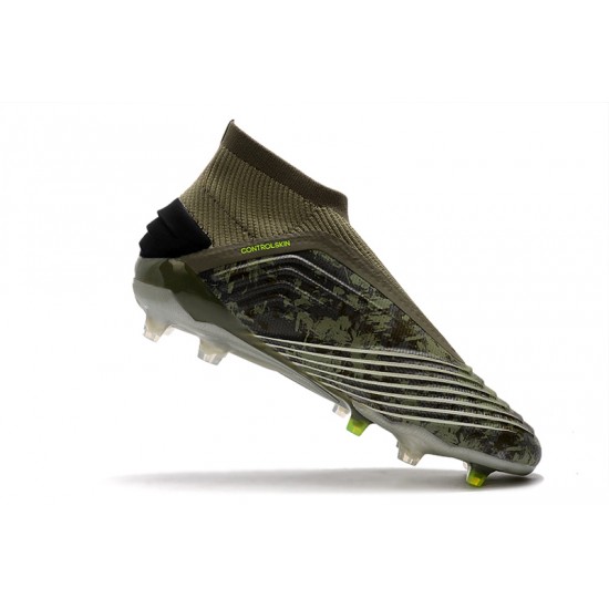 Kopačky Adidas Predator 19+ FG Bezcenný Armáda Zelená Kopačky Adidas Predator 19+ FG Bezcenný Armáda Zelená