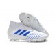 Kopačky Adidas Predator 19+ FG Bezcenný Virtuso 25th Anniversary Bílý Modrý Kopačky Adidas Predator 19+ FG Bezcenný Virtuso 25th Anniversary Bílý Modrý