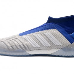 Kopačky Adidas Predator 19+ IN Bezcenný Šedá Stříbrný Modrý