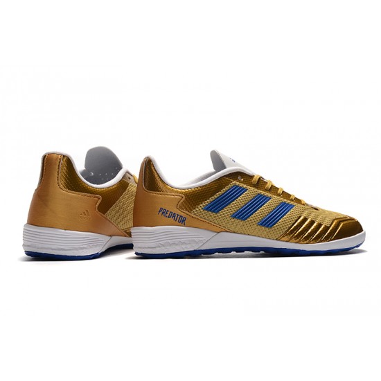 Kopačky Adidas Predator 19.1 IC Zlatý Modrý Kopačky Adidas Predator 19.1 IC Zlatý Modrý