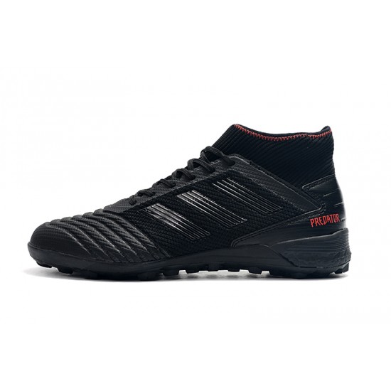 Kopačky Adidas Predator 19.3 TF Všechno černé Kopačky Adidas Predator 19.3 TF Všechno černé