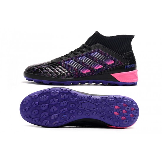 Kopačky Adidas Predator 19.3 TF Černá Modrý Růžový Kopačky Adidas Predator 19.3 TF Černá Modrý Růžový