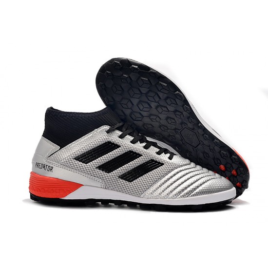Kopačky Adidas Predator 19.3 TF Stříbrný Černá Kopačky Adidas Predator 19.3 TF Stříbrný Černá