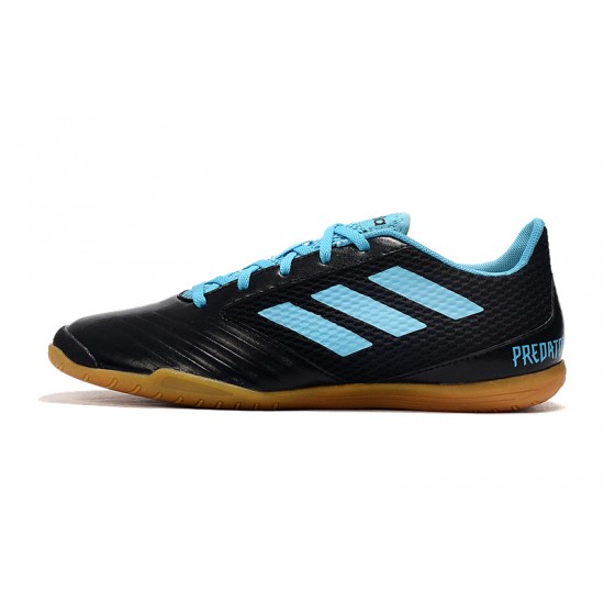 Kopačky Adidas Predator 19.4 IN Černá Modrý Kopačky Adidas Predator 19.4 IN Černá Modrý