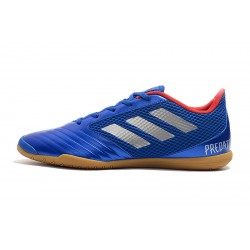 Kopačky Adidas Predator 19.4 IN Modrý Stříbrný