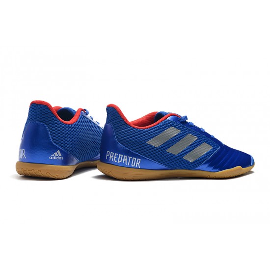 Kopačky Adidas Predator 19.4 IN Modrý Stříbrný Kopačky Adidas Predator 19.4 IN Modrý Stříbrný