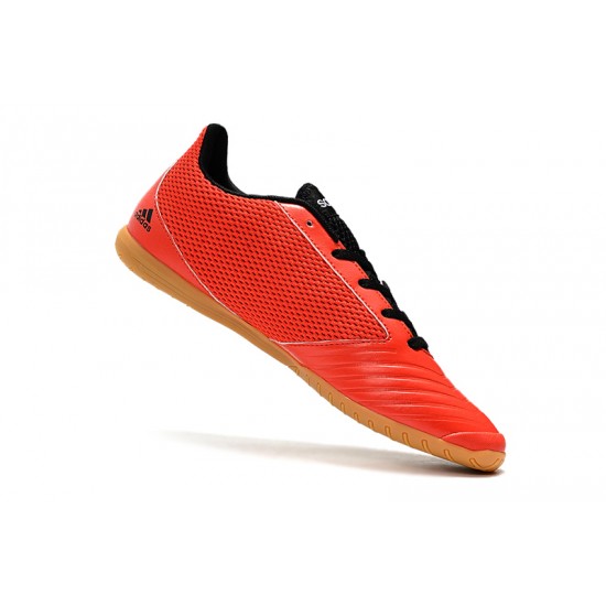 Kopačky Adidas Predator 19.4 IN Červené Bílý Kopačky Adidas Predator 19.4 IN Červené Bílý