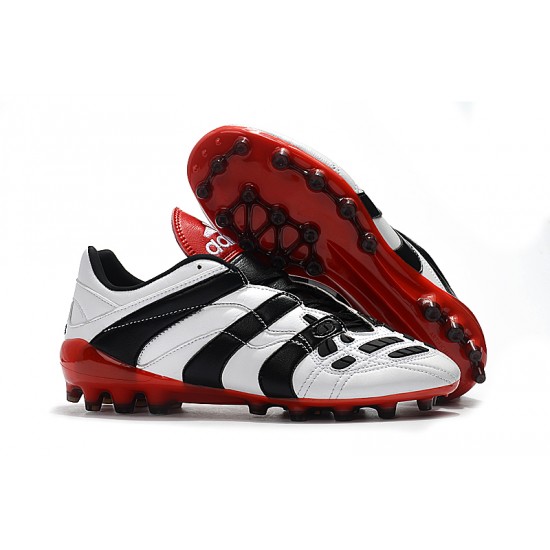 Kopačky Adidas Predator Accelerator Electricity AG Bílý Černá Červené Kopačky Adidas Predator Accelerator Electricity AG Bílý Černá Červené