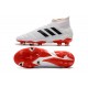 Kopačky Adidas Predator Mania 19.1 FG Bezcenný Leather Bílý Černá Kopačky Adidas Predator Mania 19.1 FG Bezcenný Leather Bílý Černá