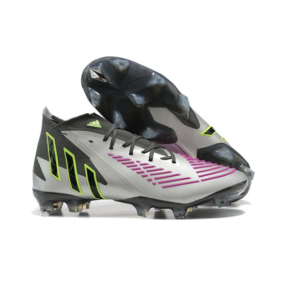 Kopačky Adidas Predator Edge Geometric 1 FG Zlato Zelená Nachový Černá High-top Kopačky Adidas Predator Edge Geometric 1 FG Zlato Zelená Nachový Černá High-top