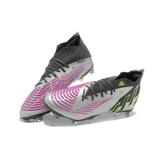 Kopačky Adidas Predator Edge Geometric 1 FG Zlato Zelená Nachový Černá High-top Kopačky Adidas Predator Edge Geometric 1 FG Zlato Zelená Nachový Černá High-top