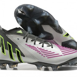 Kopačky Adidas Predator Edge Geometric.1 FG Mid-top Sliver Nachový Černá
