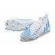 Kopačky Adidas Predator Edge Geometric.1 FG Mid-top Bílý Modrý Kopačky Adidas Predator Edge Geometric.1 FG Mid-top Bílý Modrý