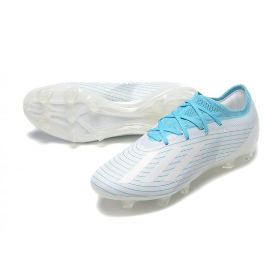 Kopačky Adidas X Speedportal .1 2022 World Cup Boots FG Low-top Bílý Modrý Kopačky Adidas X Speedportal .1 2022 World Cup Boots FG Low-top Bílý Modrý