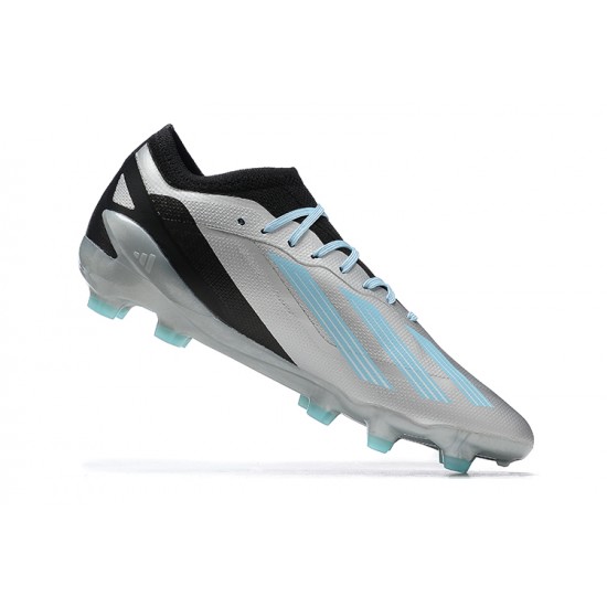 Kopačky Adidas x23 crazyfast 1 FG Zlato Černá Modrý Low-top Kopačky Adidas x23 crazyfast 1 FG Zlato Černá Modrý Low-top