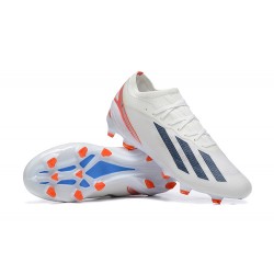 Kopačky Adidas x23 crazyfast 1 FG Bílý Černá Oranžovýý Low-top