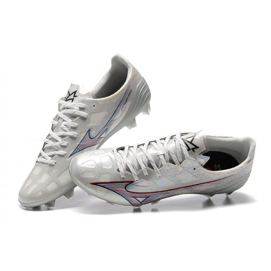 Kopačky Mizuno Alpha Made In Japan FG Zlato Modrý Červené Nachový Low-Top Kopačky Mizuno Alpha Made In Japan FG Zlato Modrý Červené Nachový Low-Top