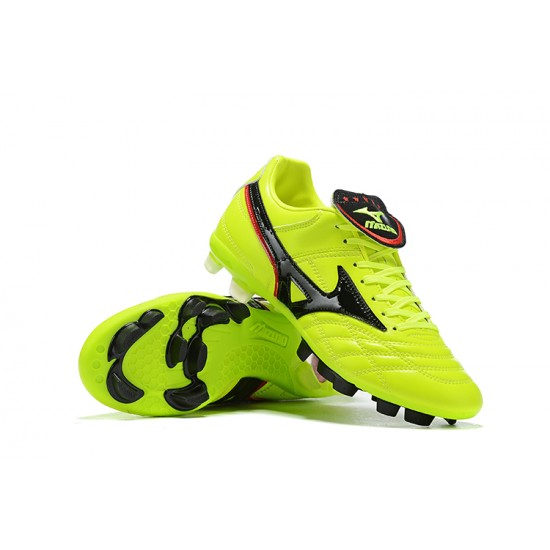 Kopačky Mizuno Wave Cup Legend FG LightZelená Černá Červené Low-top Kopačky Mizuno Wave Cup Legend FG LightZelená Černá Červené Low-top