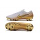 Kopačky Nike Mercurial Vapor Fury VII Elite FG Bílý Zlatý Kopačky Nike Mercurial Vapor Fury VII Elite FG Bílý Zlatý